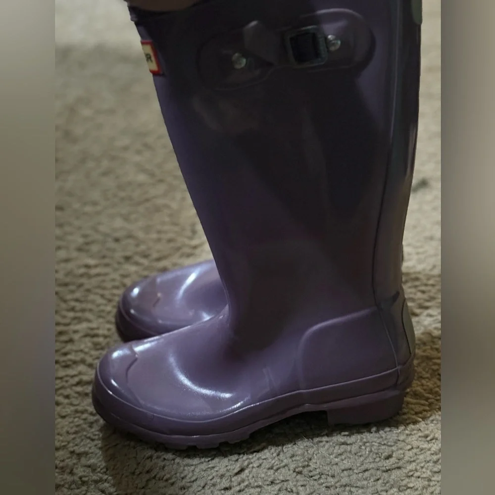 Hunter Lavender Tall Boots